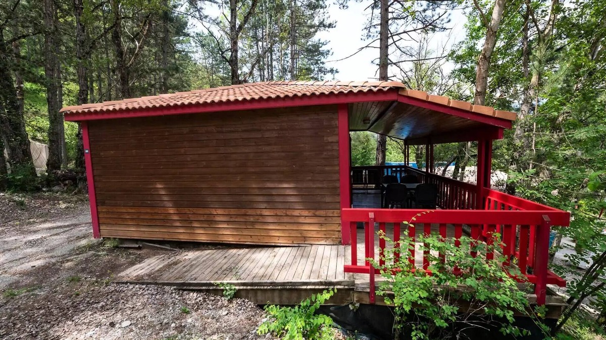 Die Ski Chalet | Camping La Pinède* - 2-room PRM chalet for 2 people