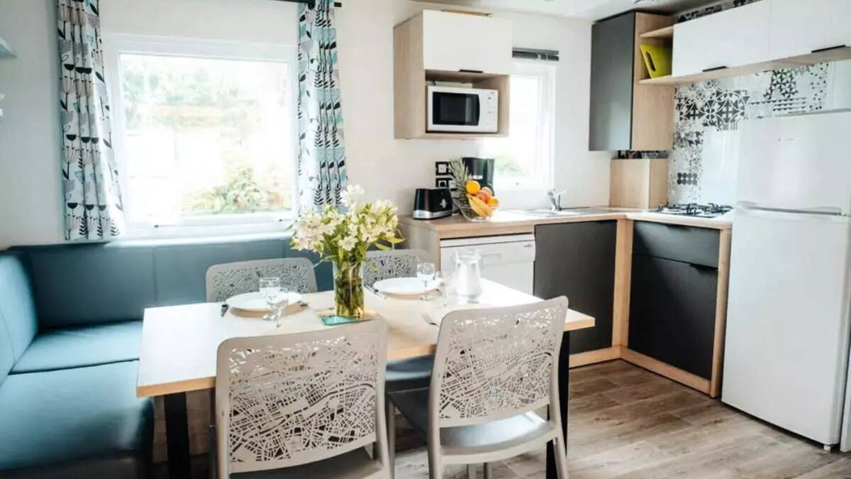 Miannay House | Camping Le Clos Cacheleux* - 5-room mobile home for 8/10 people