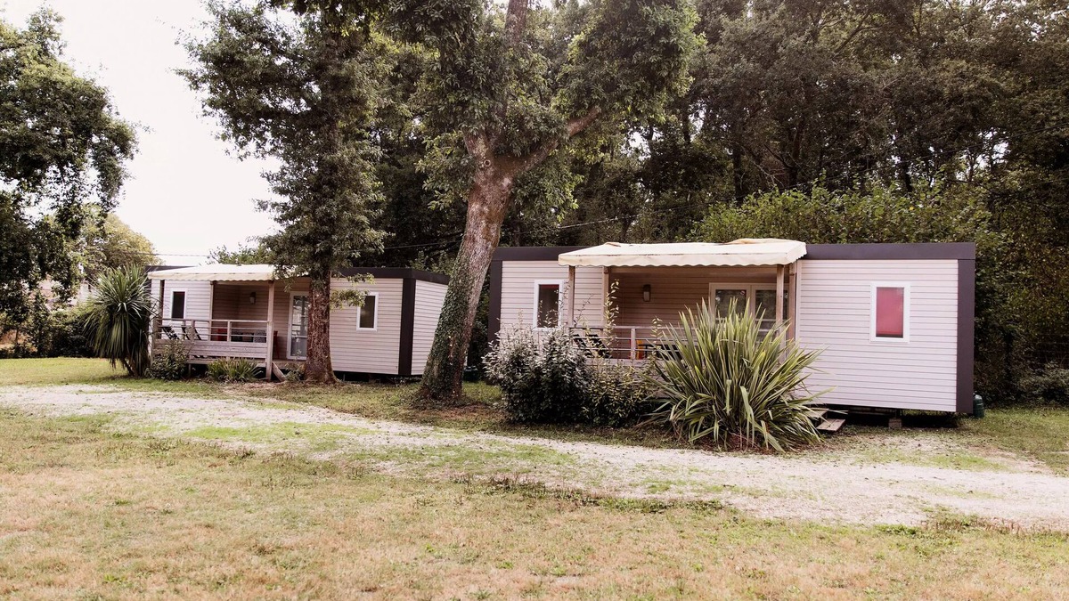 Saint-Laurent-de-Medoc House | Camping Le Paradis * - Mobile Home Camélia 3 Rooms 4 People + TV