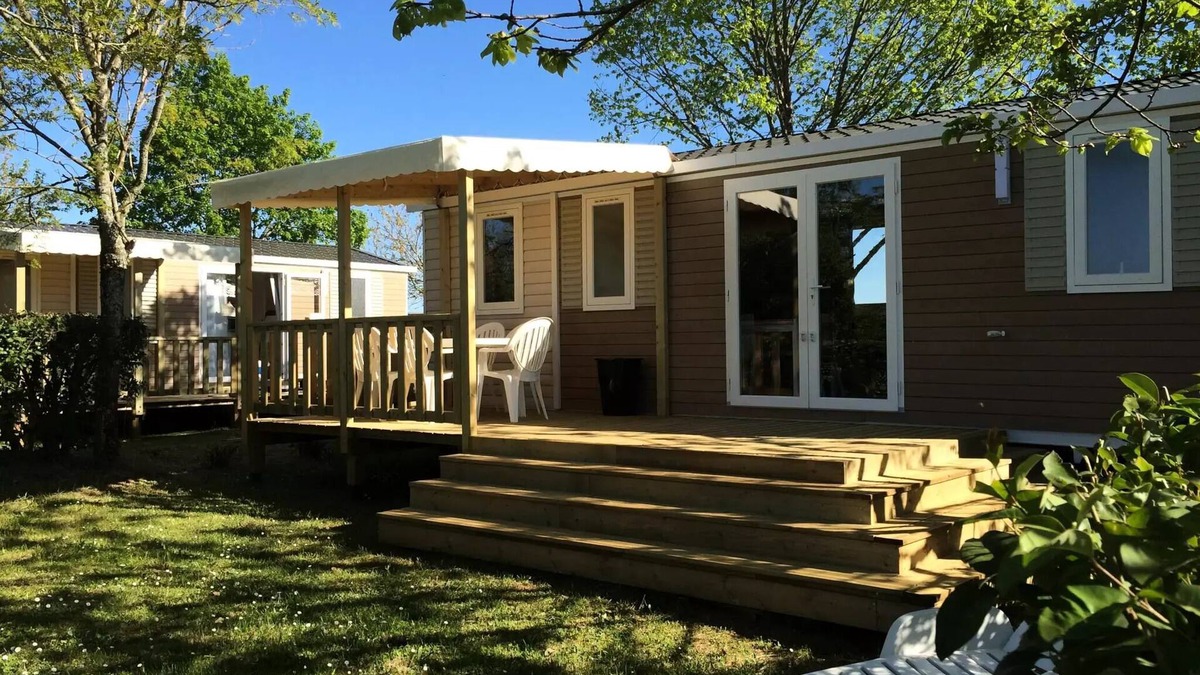 Saint-Laurent-la-Vallee House | Camping Le Daguet * - Cordelia mobile home 3 bedrooms 6 people