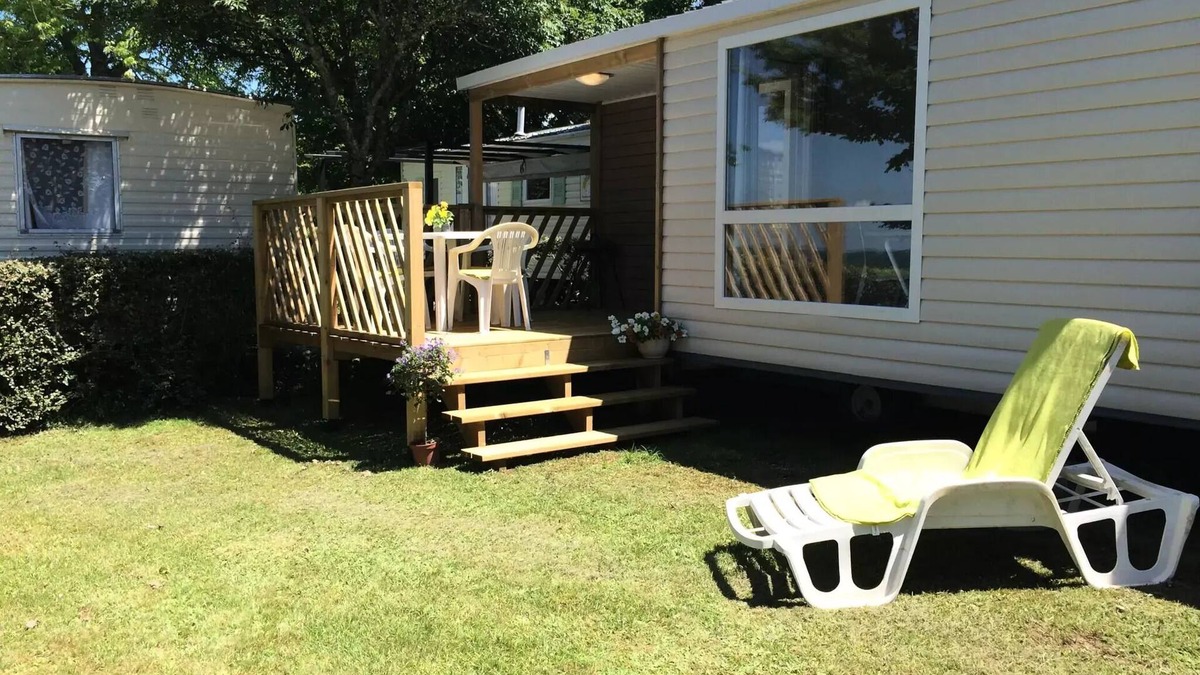 Saint-Laurent-la-Vallee House | Camping Le Daguet * - Mobile home loggia 2 bedrooms terrace 4 people