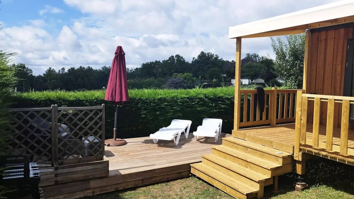 Saint-Laurent-la-Vallee House | Camping Le Daguet * - cabin 4 places 2 bedrooms 4 people