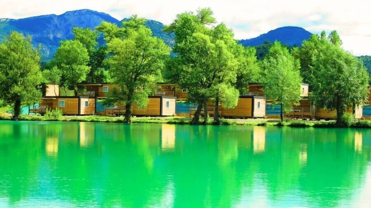 Chatillon-en-Diois House | Camping Le Lac Bleu* - Zenzilot 2 people Without Sanitary