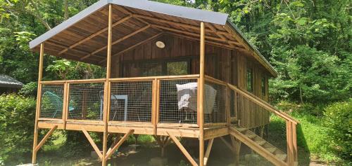 Gaugeac Other | Camping le Moulin de David -Gaugeac Monpazier 24540 - Cabane -Mobil-home 3 et 2 chambres