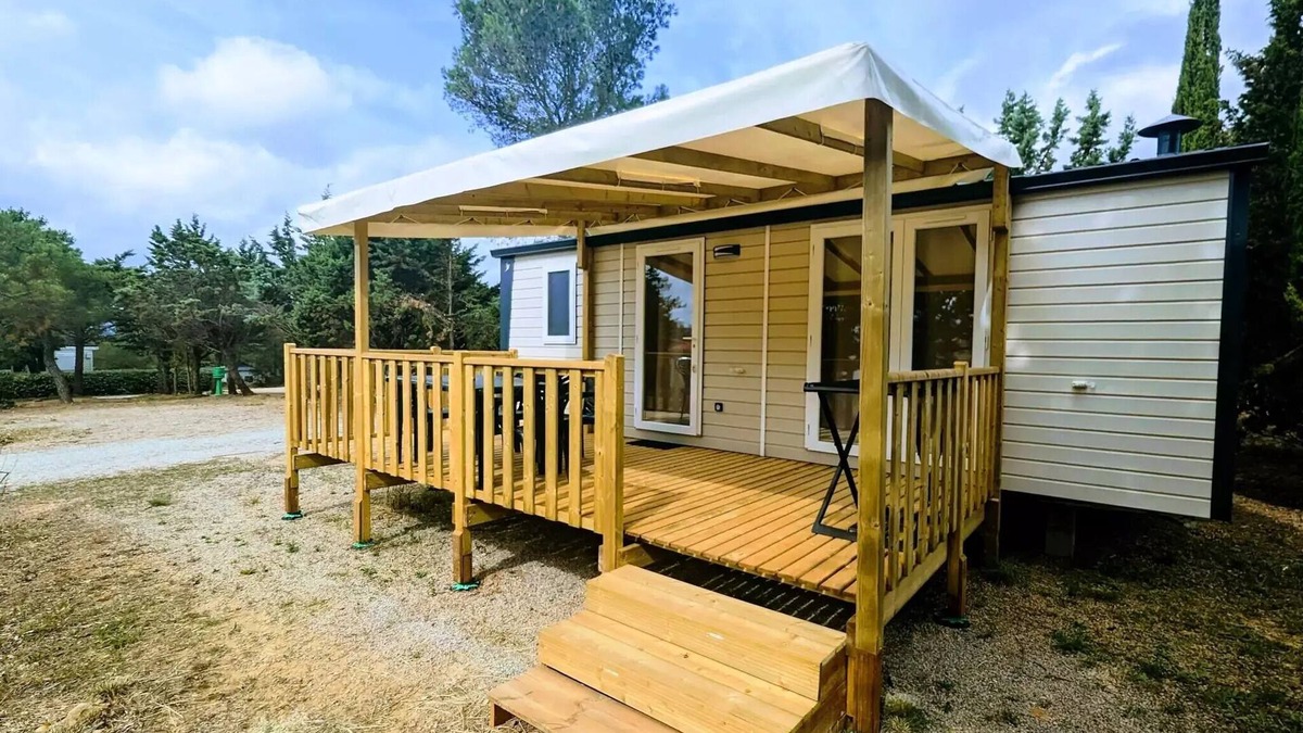 Fabrezan House | Camping Le Pinada * - Mobil Home NEW - 2 bedrooms - 31m2 4 people