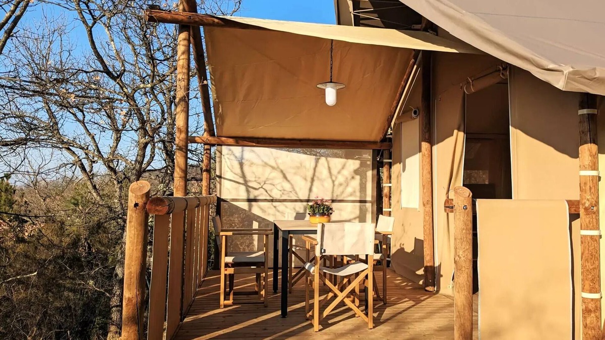 Belloc House | Camping le Roc del Rey* - Jungle lodge 3 rooms 4 people without bathroom
