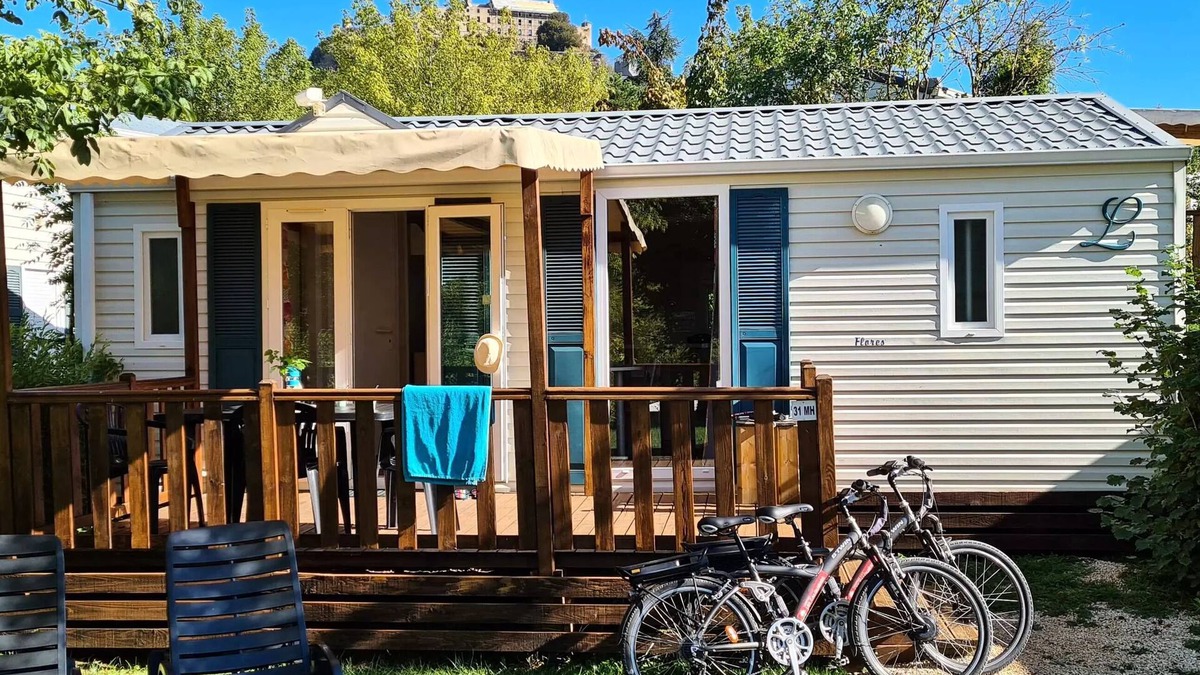 Severac-d'Aveyron House | Camping les Calquieres* - Mobile Home Sunny 3 Rooms 4 People + dishwasher