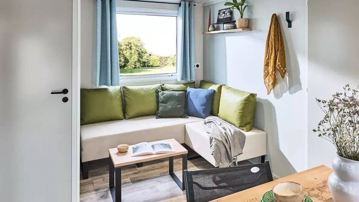 Villefranche-de-Panat House | Camping Les Cantarelles * - Mobil home Comfort - 2 bedrooms 4 people