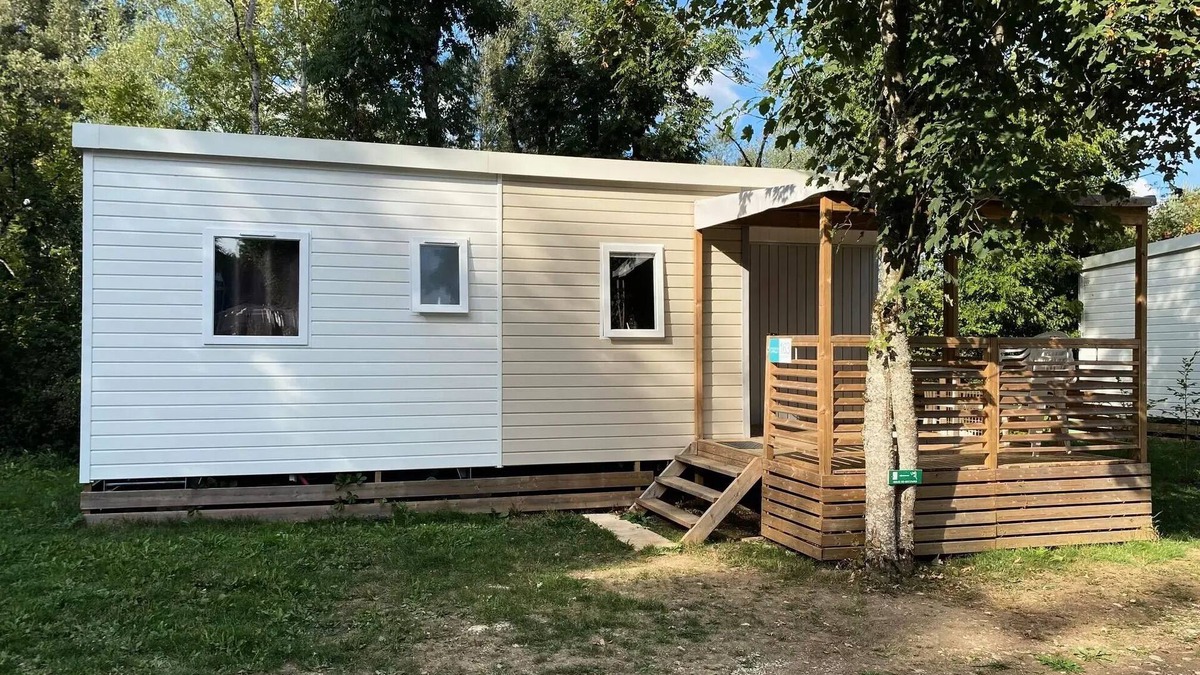 Pont-de-Poitte House | Camping Les Pêcheurs* - Mobile home Family Declik 4 rooms 6 people Air-conditioned