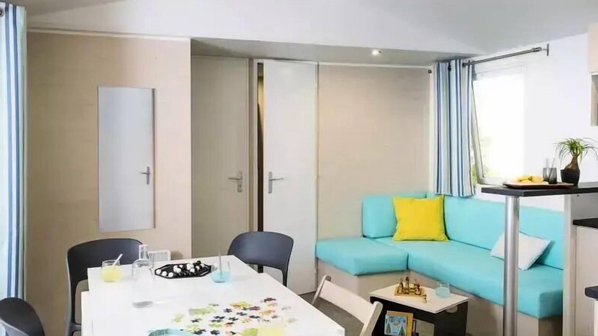 Pont-de-Poitte House | Camping Les Pêcheurs* - Mobile home Family XL 4 rooms 6/7 people Air-conditioned