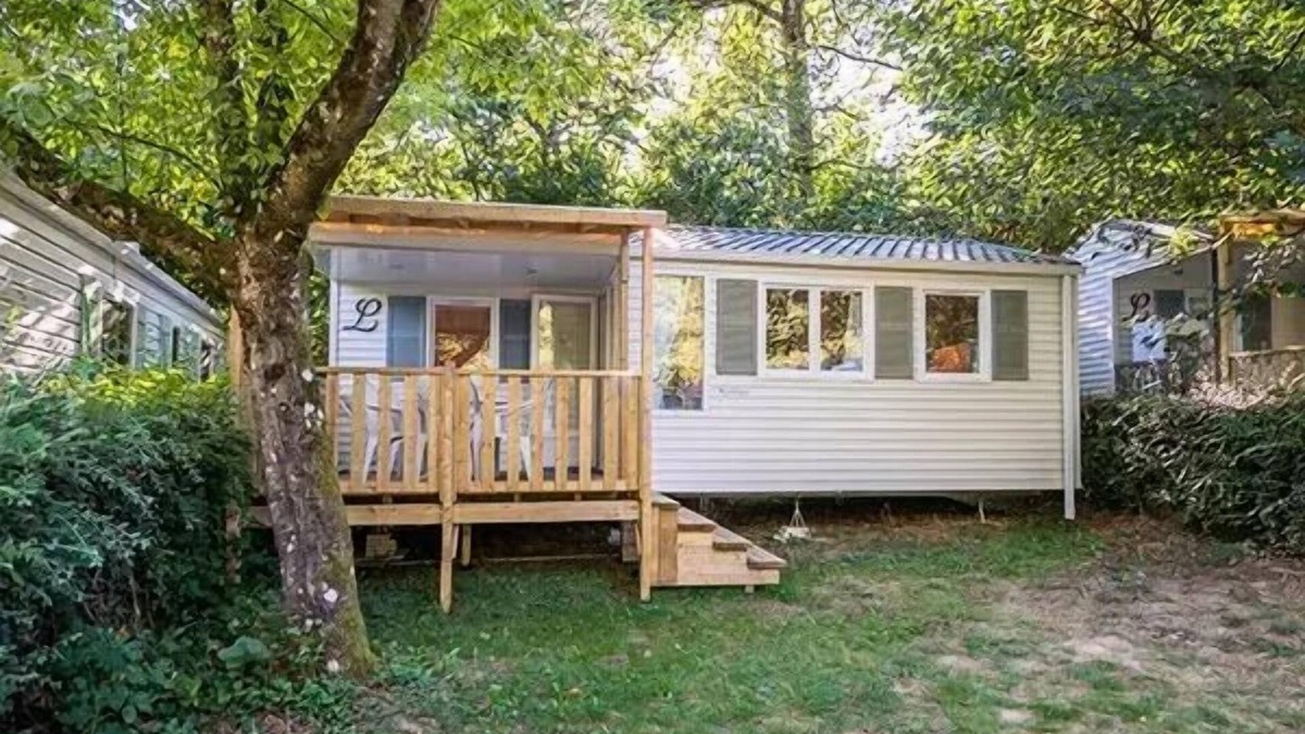 Pont-de-Salars House | Camping Les Terrasses du Lac* - Mobil home Classic 3 rooms 4 people
