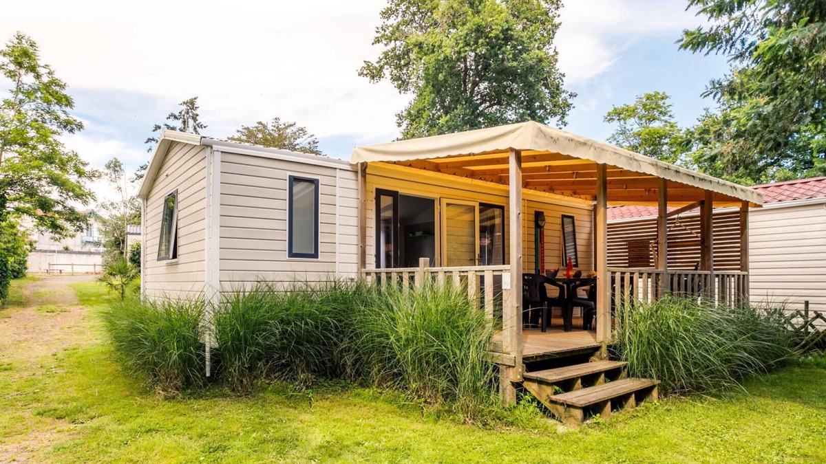 L'Aiguillon-sur-Vie House | Camping maeva Escapades Parc de La Grève **** - Premium Mobile Home 3 Rooms 4 People + TV