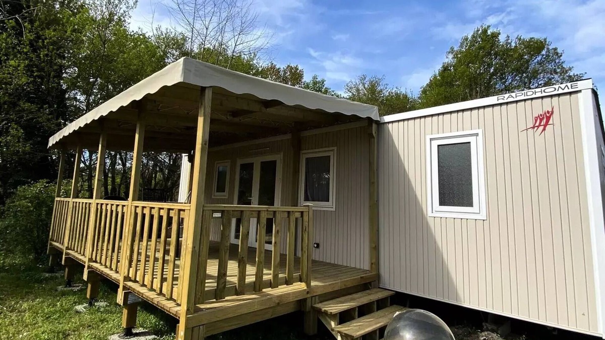 Saint-Paul-en-Born House | Camping maeva Escapades La Clairière * - Mobile Home Premium+ 3 Rooms 4 People Air Conditioned + TV