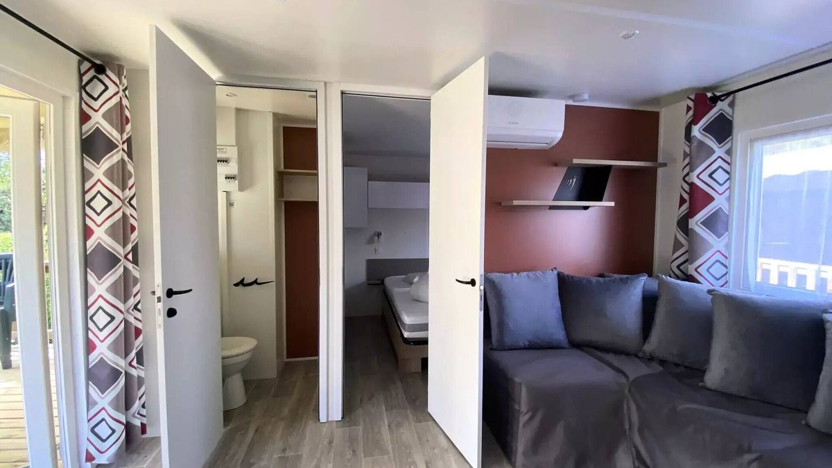 Saint-Paul-en-Born House | Camping maeva Escapades La Clairière * - Premium Mobile Home 3 Rooms 4 People + TV