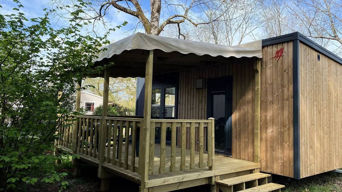 Saint-Paul-en-Born House | Camping maeva Escapades La Clairière * - Premium Mobile Home 2 Rooms 2 People Air Conditioned + TV