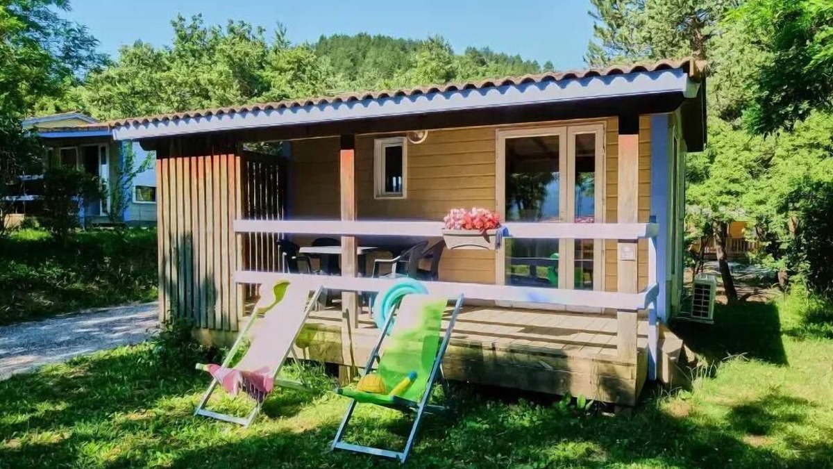 Recoubeau-Jansac House | Camping maeva Escapades Le Couriou * - Cozy 3 Room Chalet 4 People Air Conditioned