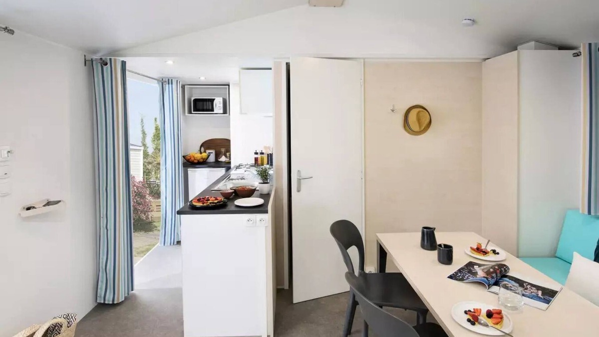 Arles-sur-Tech House | Camping Paradis le Vallespir* - Mobile home Cargolade 3 rooms 4 people Air-conditioned