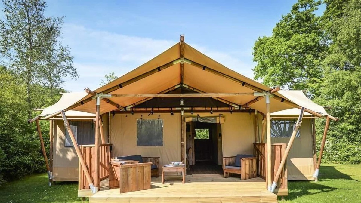 Cassagnabere-Tournas House | Camping Pré Fixe **** - Luxury Lodge 3 Rooms 5 People