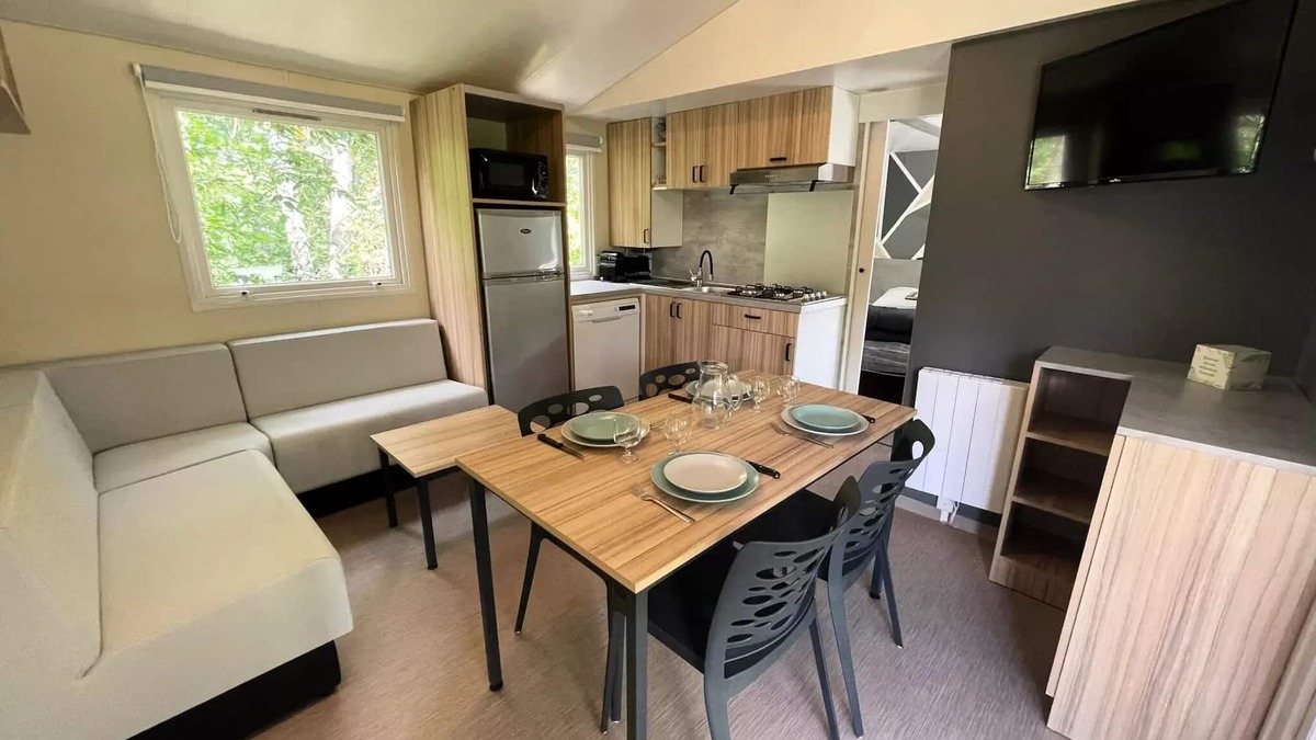 Landry House | Camping Quality l'Eden de la Vanoise * - Bungalow premium 33m2 (2 bedrooms, maximum 4 persons) 4 persons