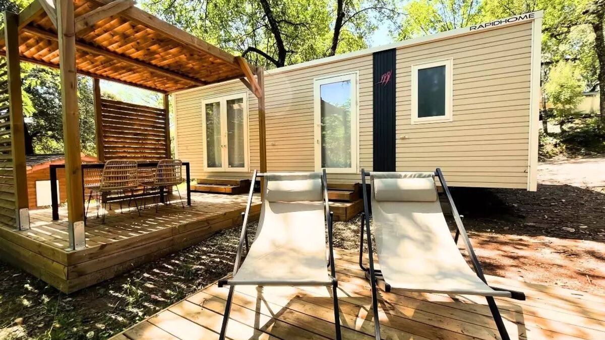 Cendras House | Camping Sunêlia La Clémentine * - Mobil-home Sunêlia Prestige - 2 chambres 4 personnes