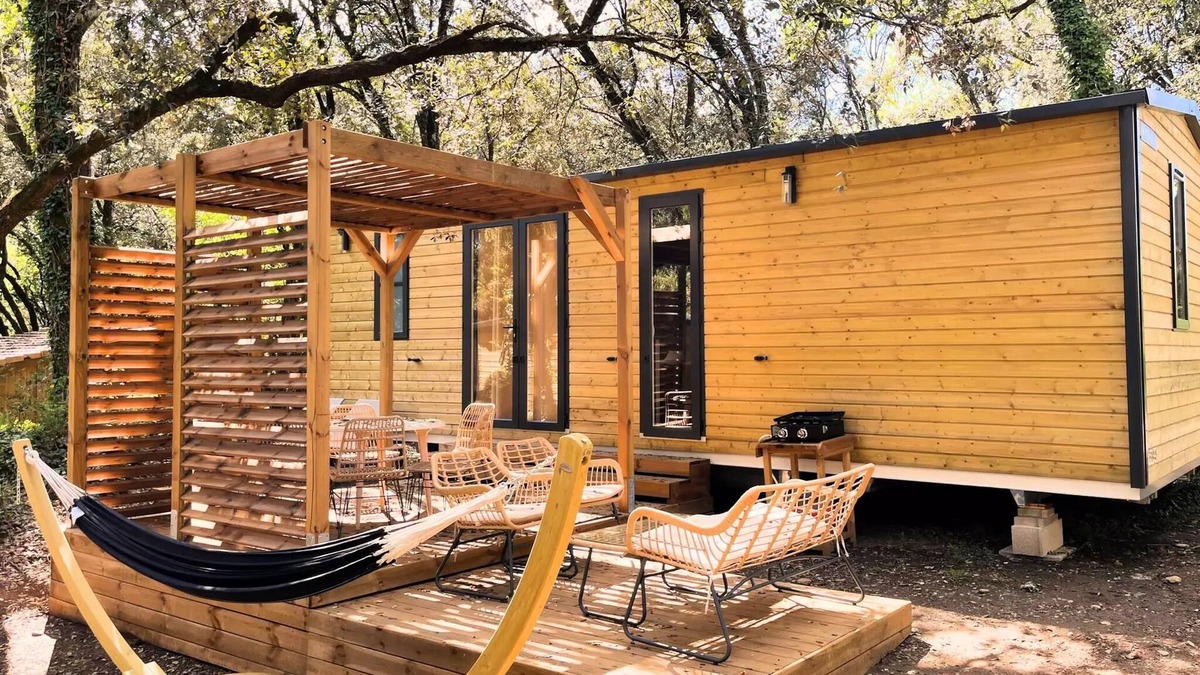 Cendras House | Camping Sunêlia La Clémentine * - Lodge Sunêlia Luxe 33m² - 3 chambres 6 personnes