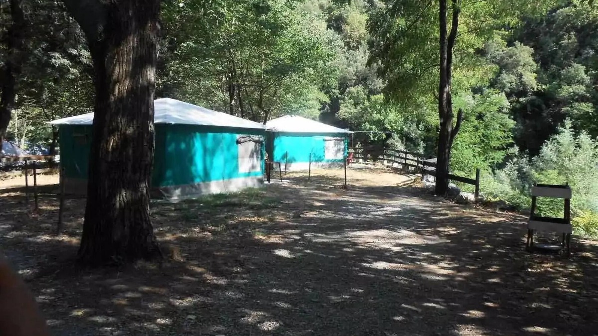 Pont d'Herault House | Camping the Gorges de l'Hérault* - Canvas bungalow 3 rooms 4/5 people Without toilet blocks