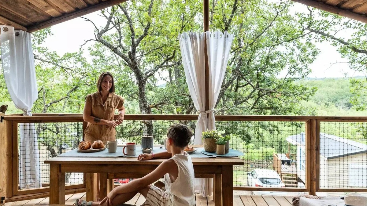 Bauduen Ski Chalet | Camping Tikayan Rives du Lac de Sainte Croix* - KENYA COTTAGE. STANDARD WITH SPA 5 people