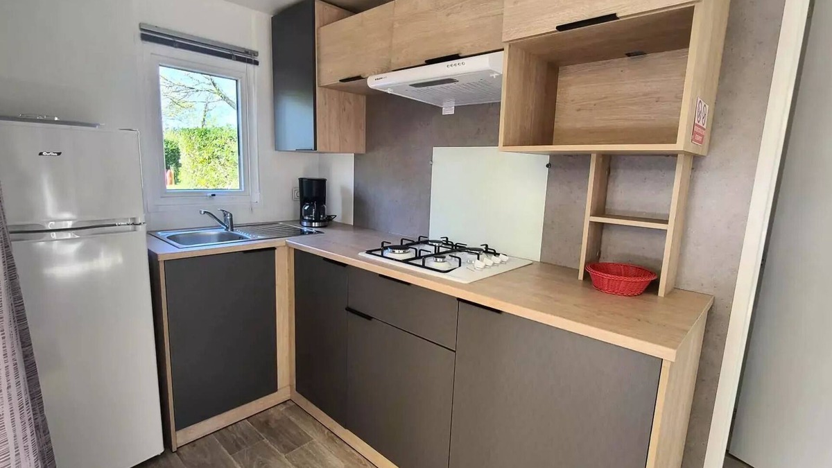 La Douze House | Camping Ushuaïa Villages Le Bois Coquet * - Comfort mobile home - 2 bedrooms -TV - 29m² 4 people