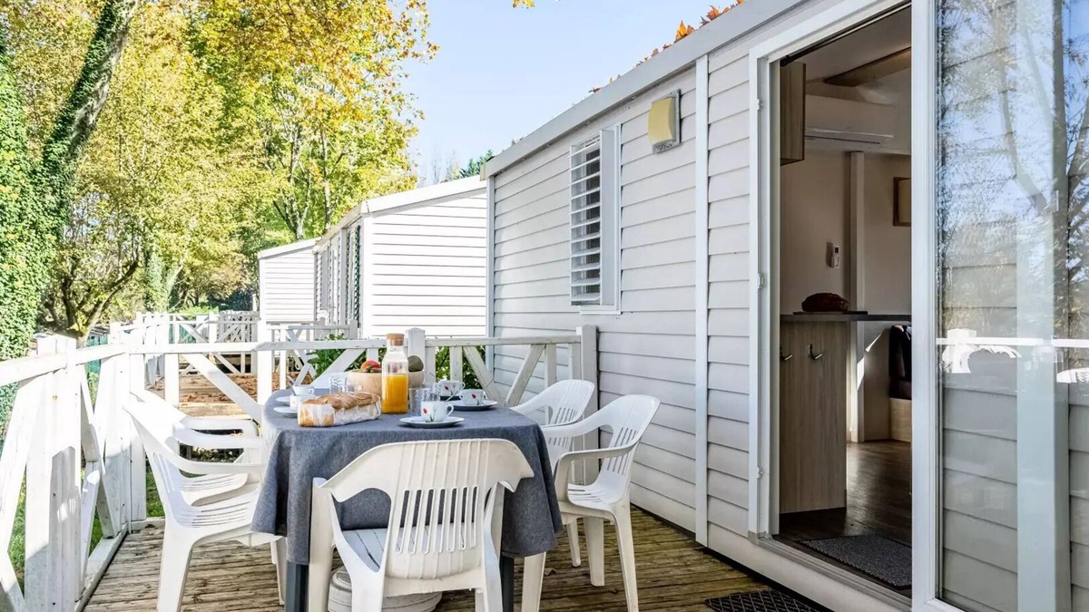 Badefols-sur-Dordogne House | Campsite maeva Getaways Les Bö-Bains * - 3 Room Mobile Home for 4/6 People with Air Conditioning