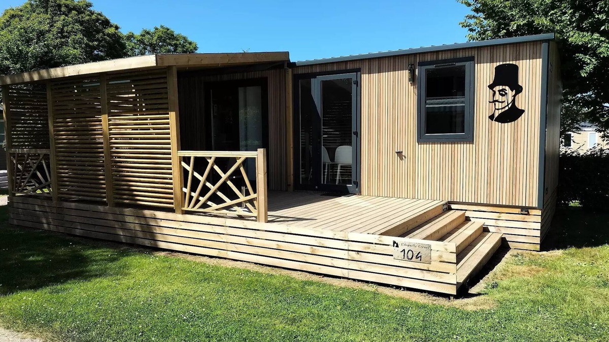 Les Loges House | Campsite L'Aiguille Creuse* - Mobile home Le Lupine Sunêlia Luxury 3 bedrooms - 2 bathrooms 6 people