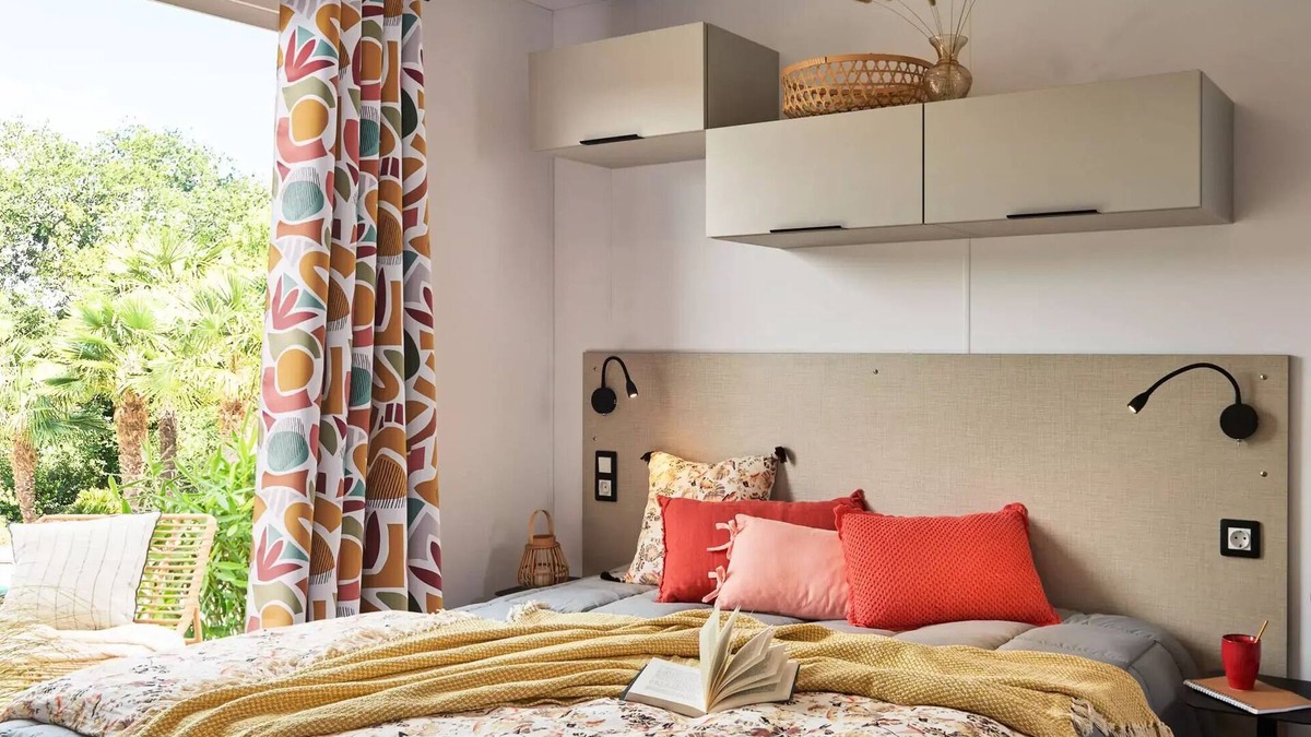 Stella-Plage House | Campsite La Forêt Stella-Plage * - Ocean Opal Cottage – 2 bedrooms - 2 bathrooms - 34 m2 - semi-covered terrace 5 people