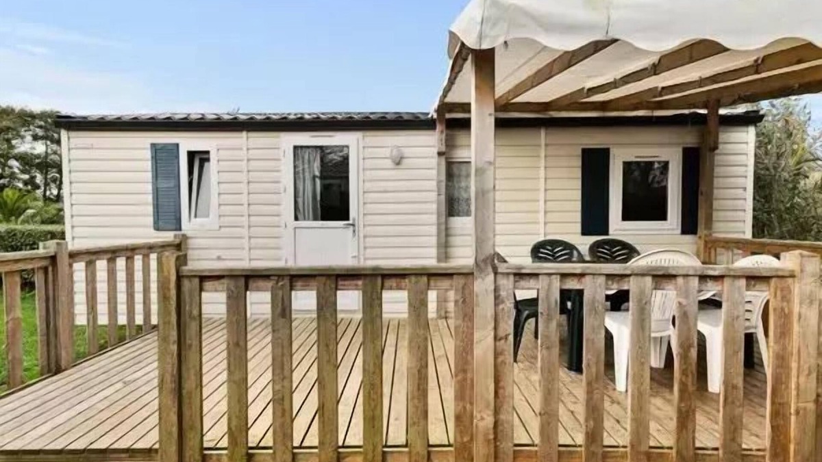 Cande-sur-Beuvron House | Campsite La Grande Tortue* - Comfort Mobile Home 3 Rooms 4/6 People