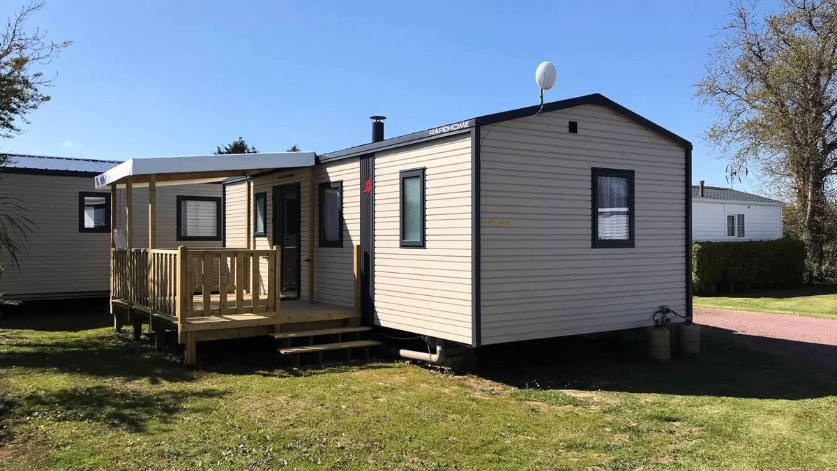 Quettehou House | Campsite Le Rivage * - Mobil home Grand Confort - 2 bedrooms 4 people