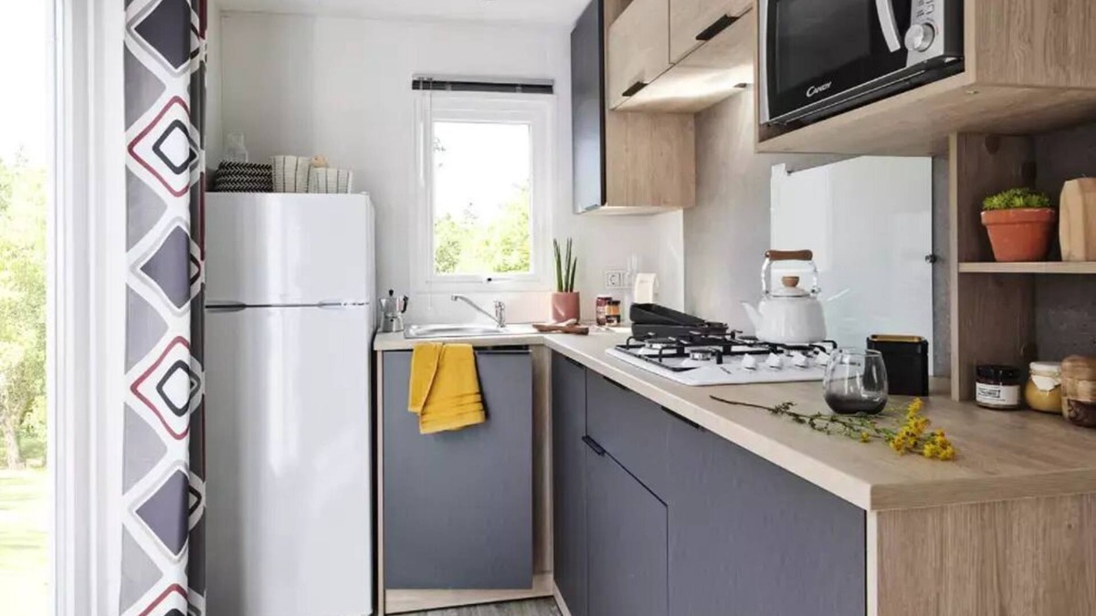 Quettehou House | Campsite Le Rivage * - Mobil home Comfort - 2 bedrooms 4 people