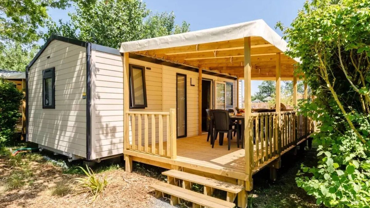 Bois-de-Cene House | Campsite maeva Escapades Le Bois Joli * - Mobile Home Privilege 3 Rooms 4 People + TV