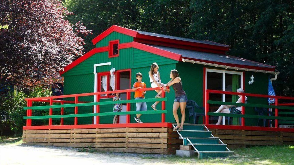 Servies Ski Chalet | Campsite Saint Pierre de Rousieux**** - Green Chalet 2 Rooms 4/6 People Mezzanine