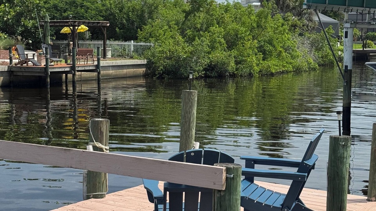 Gulf Cove House | Canal front w private dock, 3-bedroom 2 bath home in beautiful Port Charlotte.