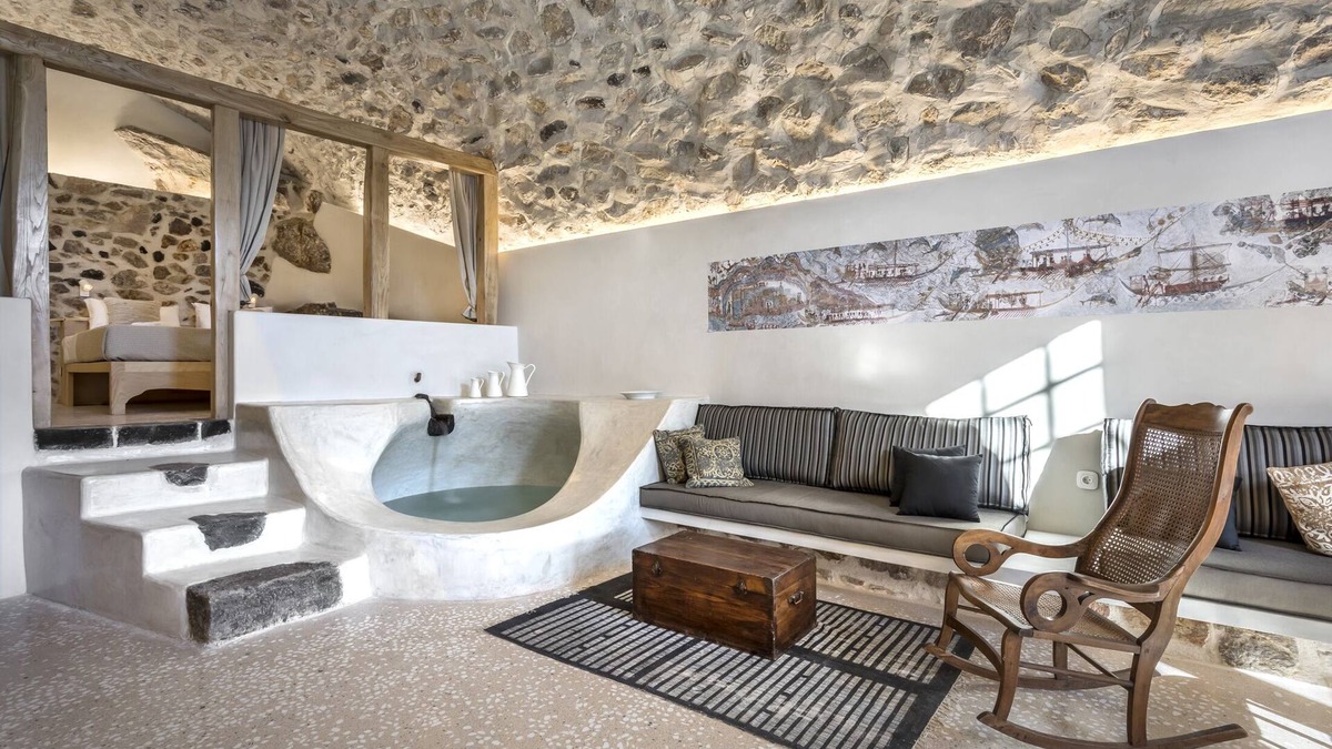 Emporio Villa | Canava Villas #1 with Private Pool@ Mediaval Village , Santorini