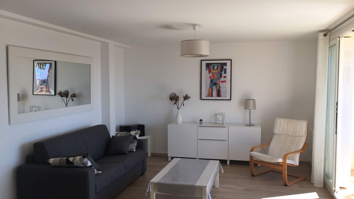 Carnot Apartment | CANNES- VUE MER-GRAND T2- 55 m²- PARKING PRIVE-CLIM-CALME