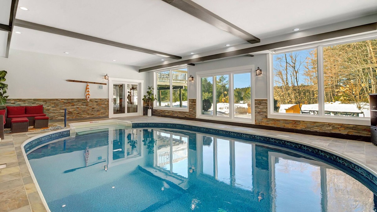 Londonderry House | Cannonballs & Cozy Nights — The Ultimate Vermont Pool House Escape!