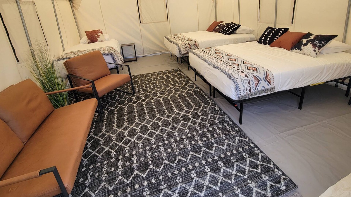Monticello RV Rental | Canvas Camp Sage Family Tent near Canyonlands