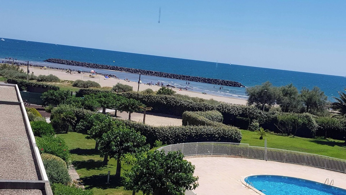 Cap d'Agde Apartment | CAP D'AGDE LES RIVAGES DE ROCHELONGUE facing the sea