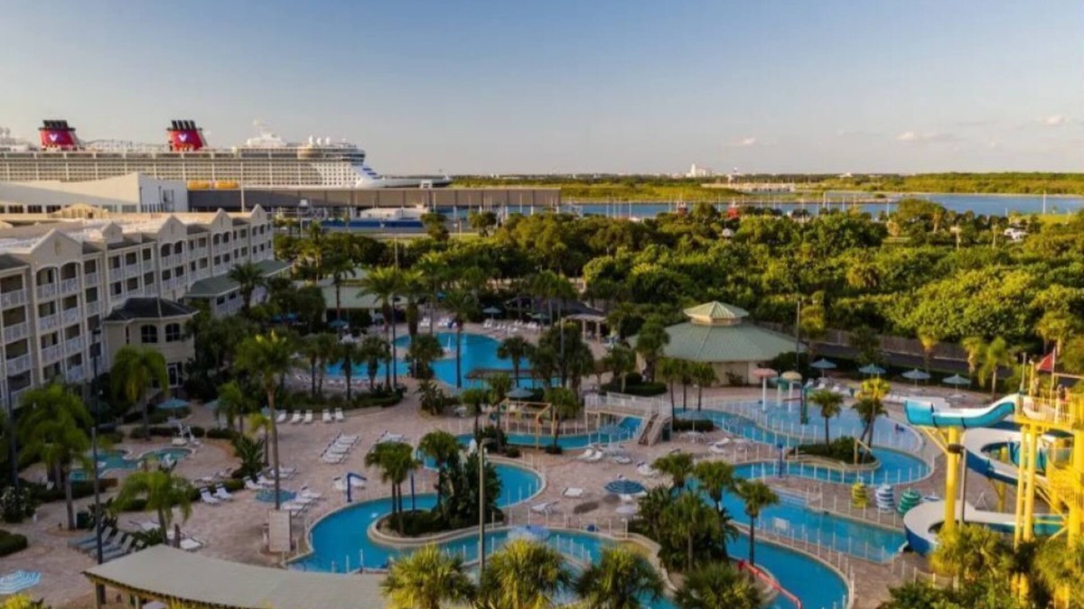 Port Canaveral Villa | Cape Canaveral Beach Resort 2 bedroom, 2 bath with pools, waterslides and beach!