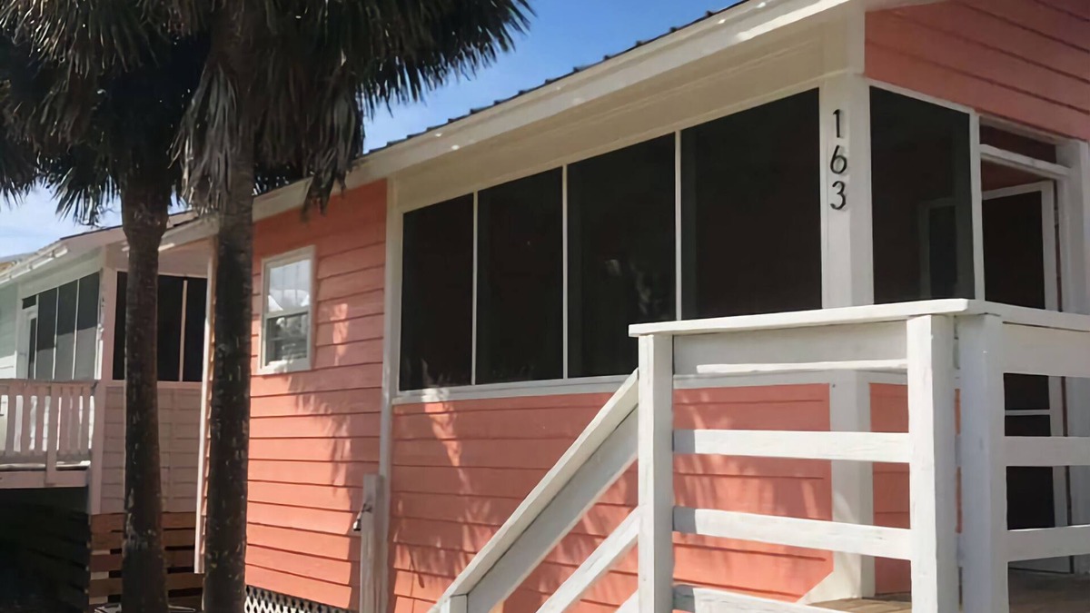 Cape San Blas Cottage | Cape San Blas Cottage - steps to the beach - beach side of Cape