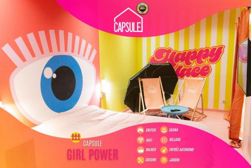 Marchienne-au-Pont Apartment | Capsule Girl Power SPA - balneo - Sauna - Karaoké - Billard - 2 chambres