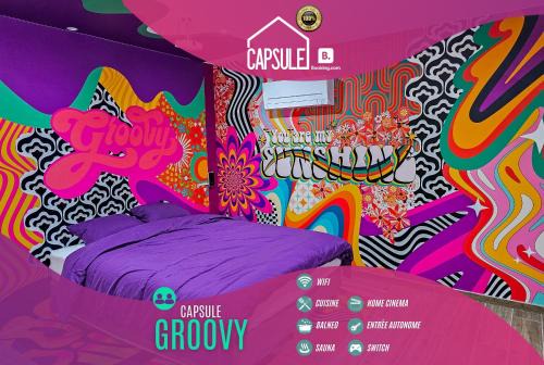 Cuesmes Apartment | Capsule Groovy-Jacuzzi-Sauna-Billard-Netflix- Nintendo Switch & Jeux