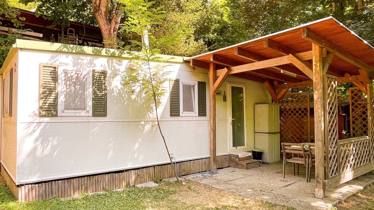 Palazzuolo sul Senio RV Rental | Caravan "Le Sorgenti - Mobile Home 46" with Mountain View, Private Garden & A/C
