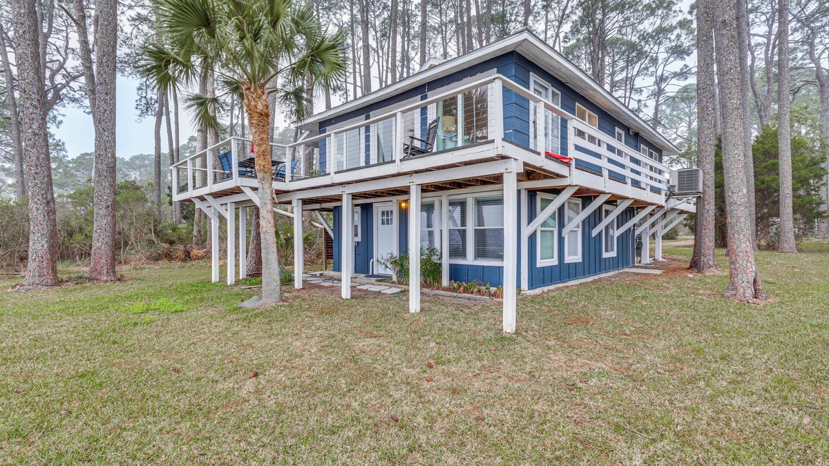 Carrabelle House | Carrabelle Retreat w/Boat Dock + Views of Gulf!