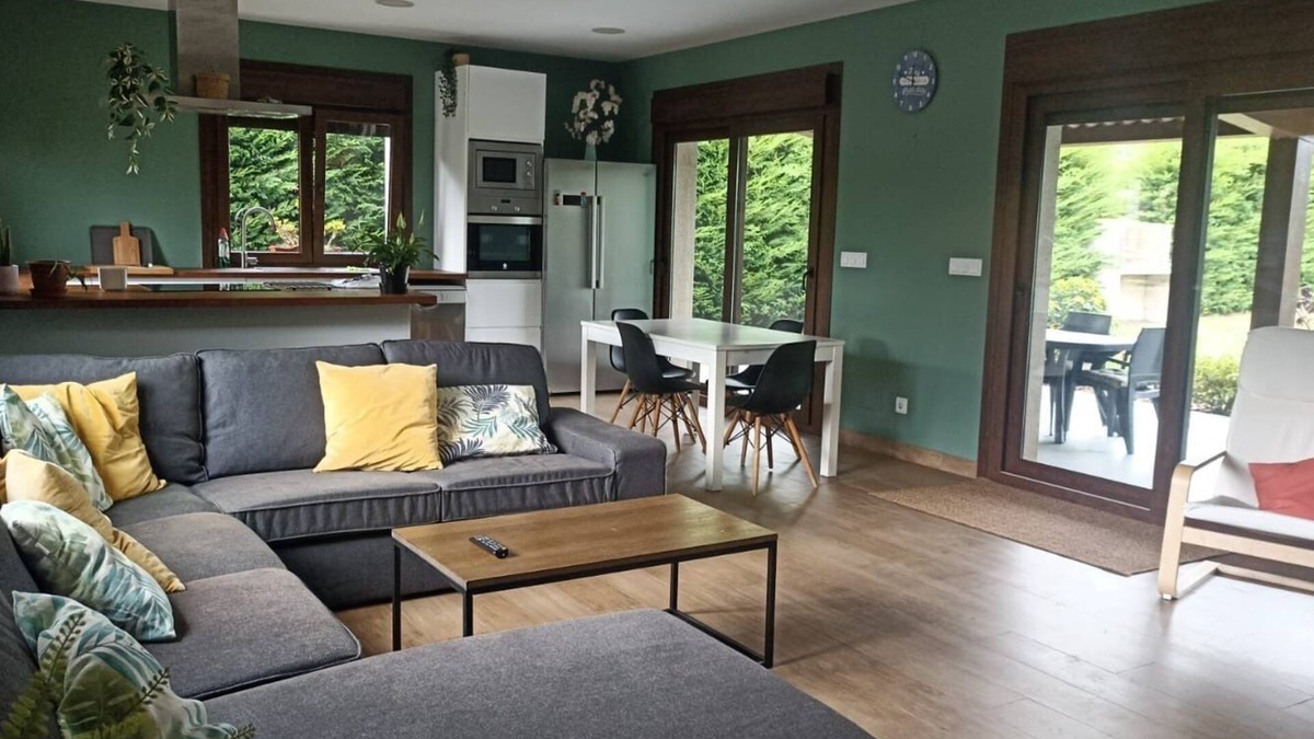 Meiras Ski Chalet | Casa con Jardín a 1 km Playa