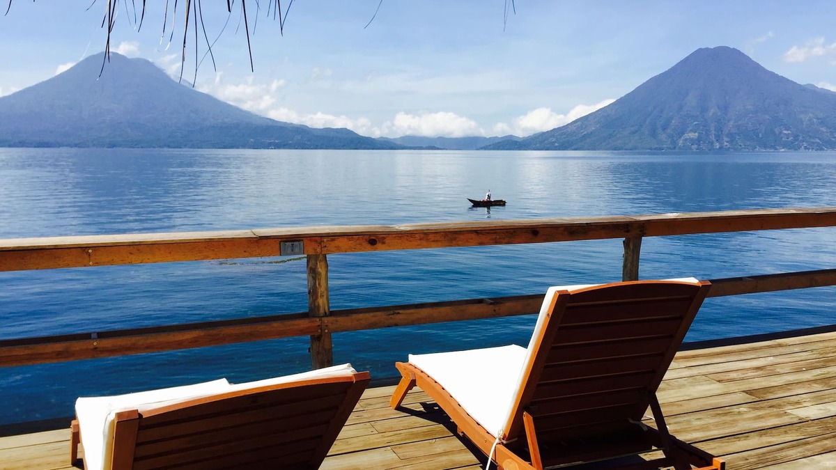Santa Cruz La Laguna House | Casa de Larry, Lakefront 3 Bedroom Villa, Private Deck and Palapa over the Lake